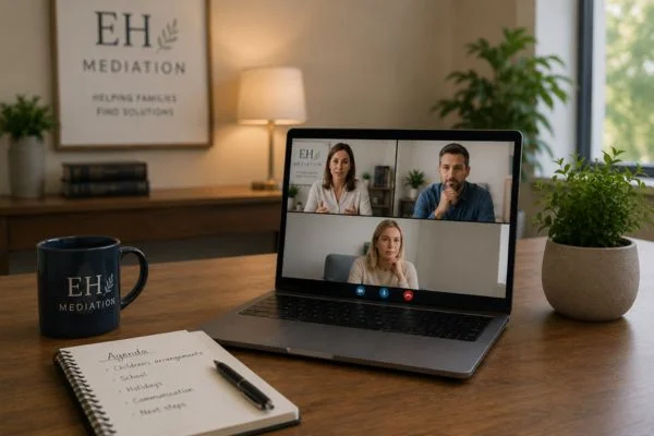 child access mediation Bodmin online meeting.